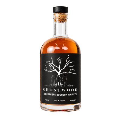 Ghostwood "3 Brothers" Bourbon Whiskey 80 Proof - Presale